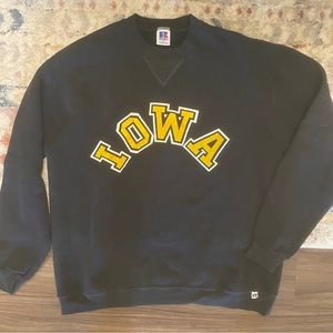 Iowa Hawkeye Vintage Russell Athletic Crewneck Sweatshirt
